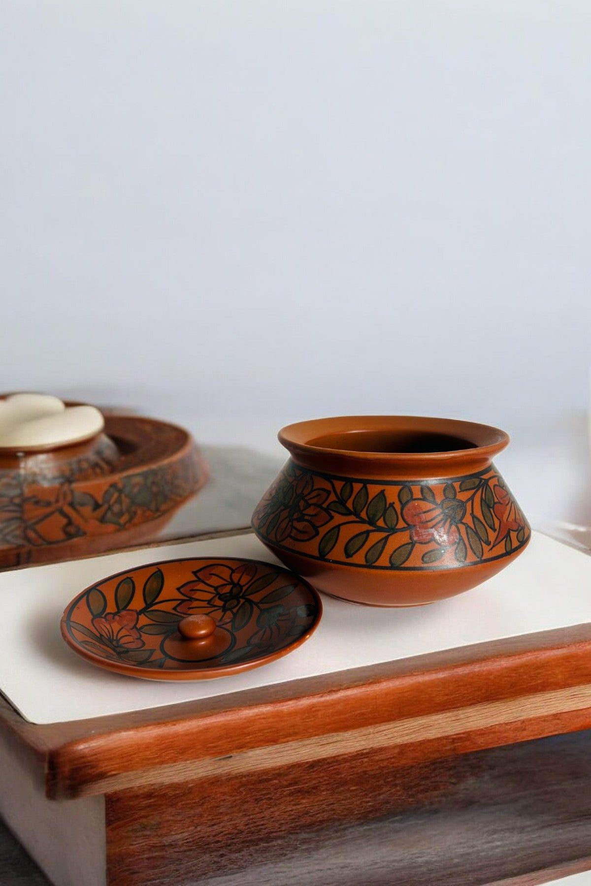 Rustic Blossom Serving Bowl